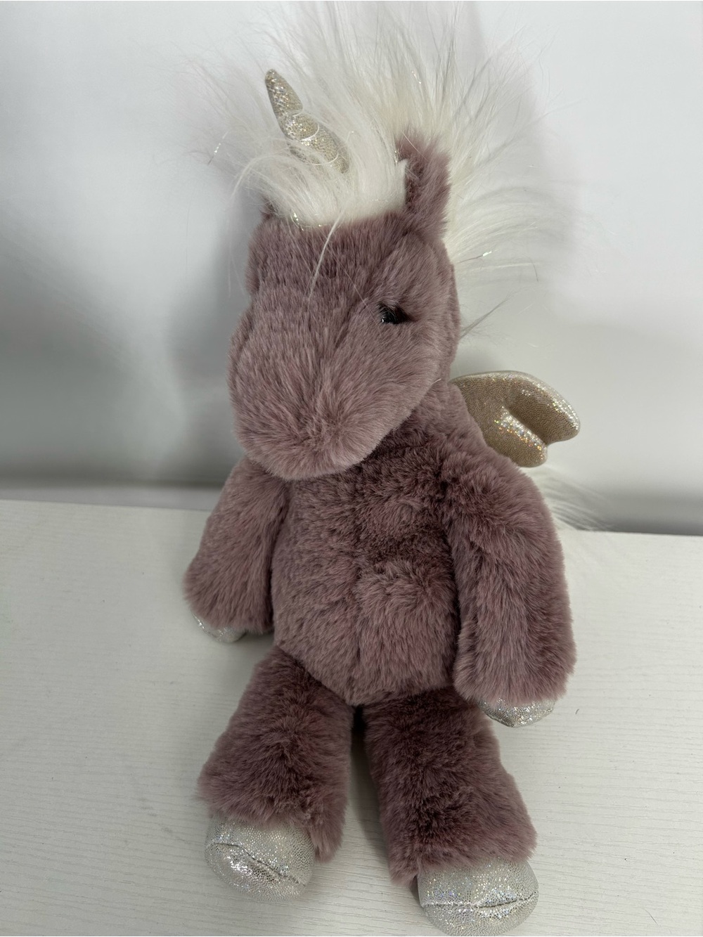 VALERIE the Plush Soft PURPLE UNICORN - JELLYCAT PEGASUS LOOKALIKE - Douglas